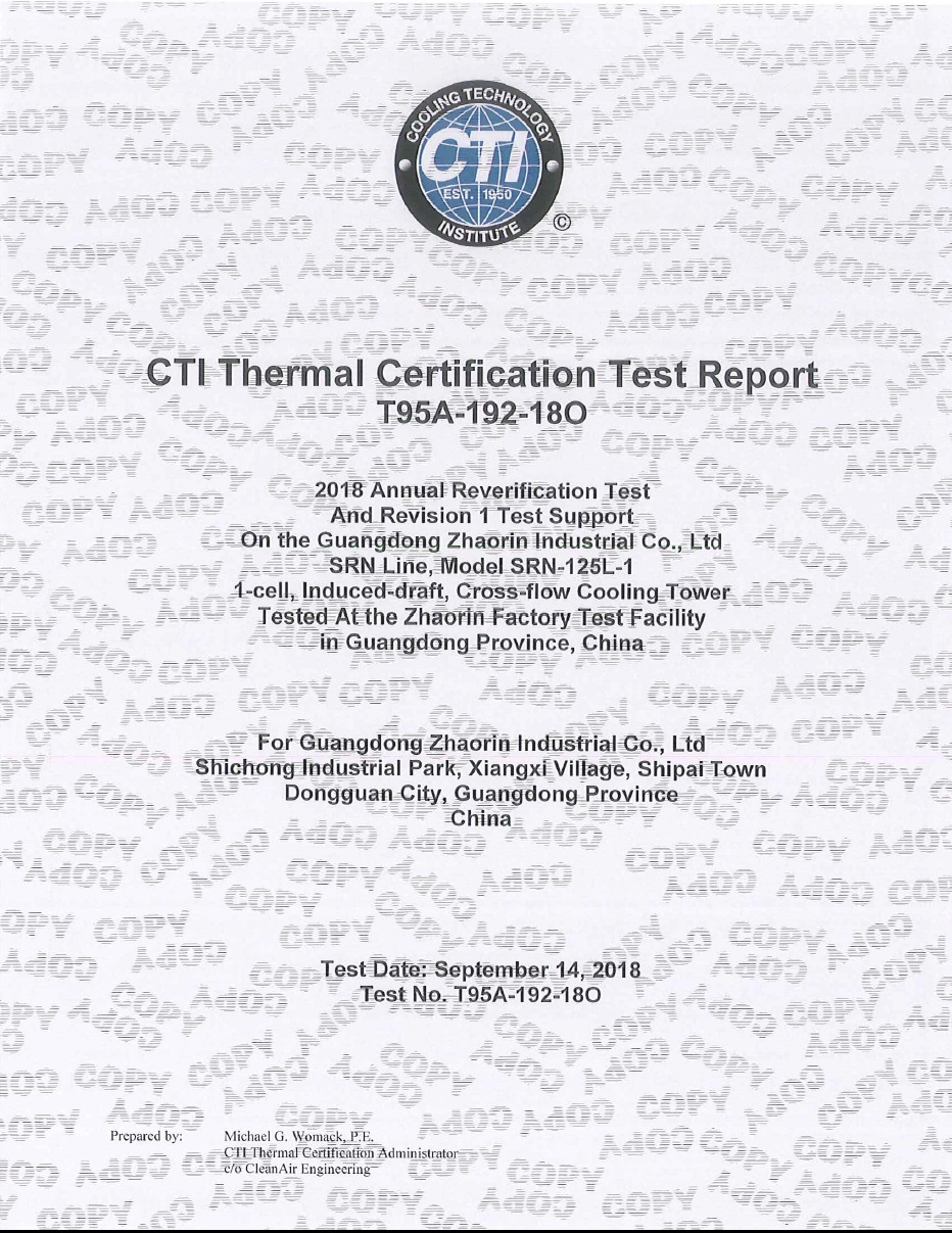 CTI Certificate