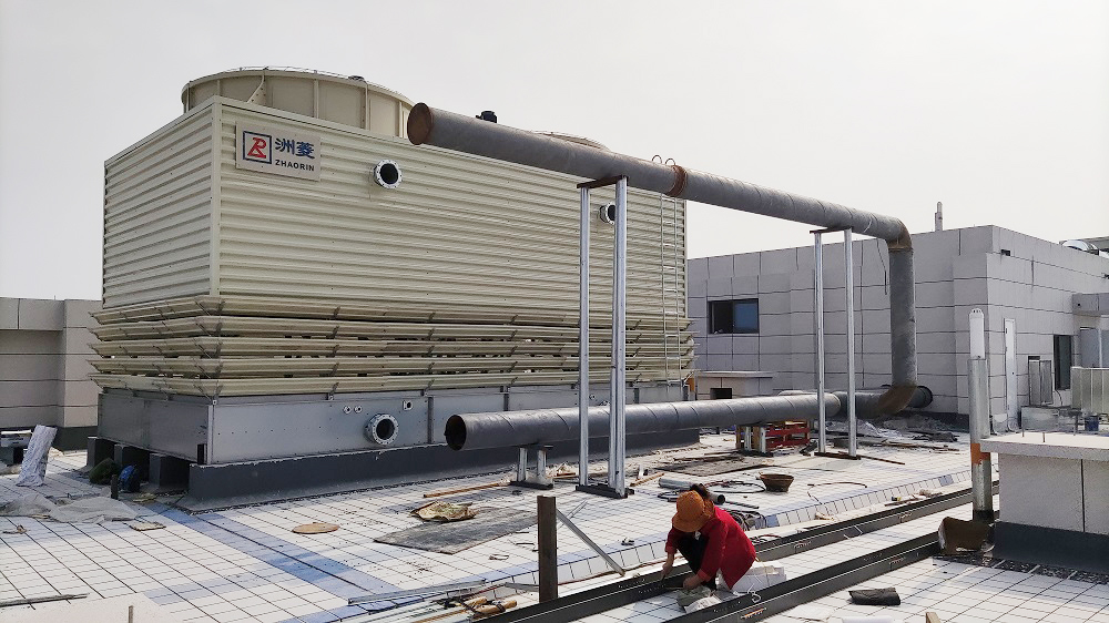 Counter Flow Square Cooling Tower for Hospital